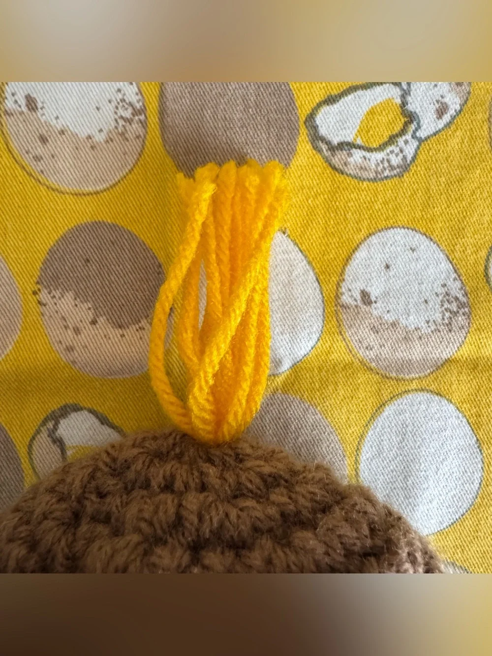 Crocheted back Thanksgiving turkey beanie hat